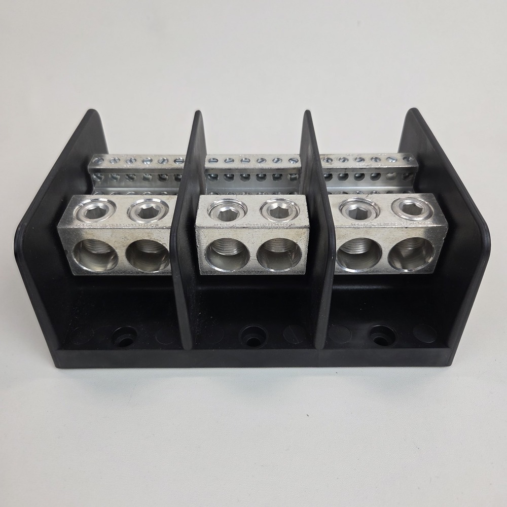 Ilsco Power Distribution Block PDB-212-500-3 760 Amps 600 Volts 3 Pole Block - Picture 8 of 14